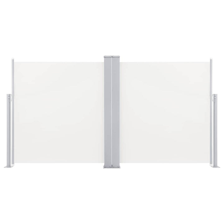 sammenrullelig sidemarkise 120 x 600 cm cremefarvet
