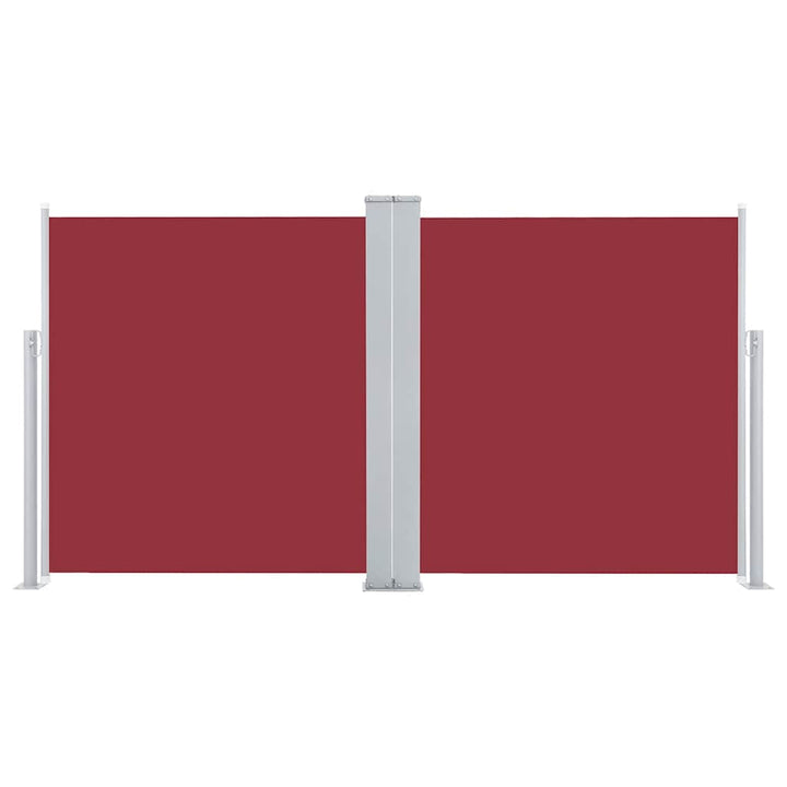 sammenrullelig sidemarkise 120 x 600 cm red