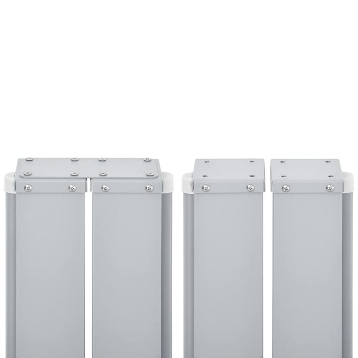 sammenrullelig sidemarkise 140 x 600 cm blå
