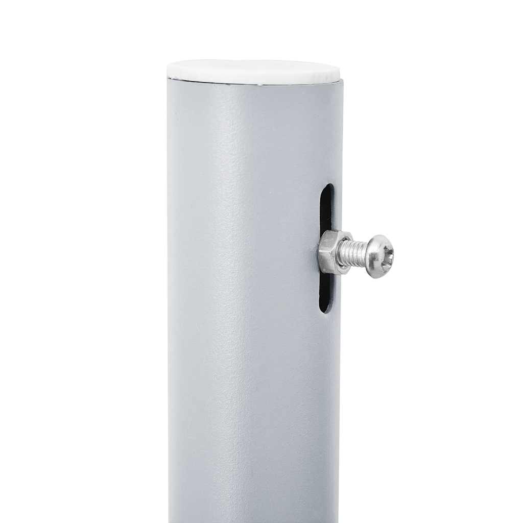 dobbelt sidemarkise til terrassen 170 x 600 cm cremefarvet