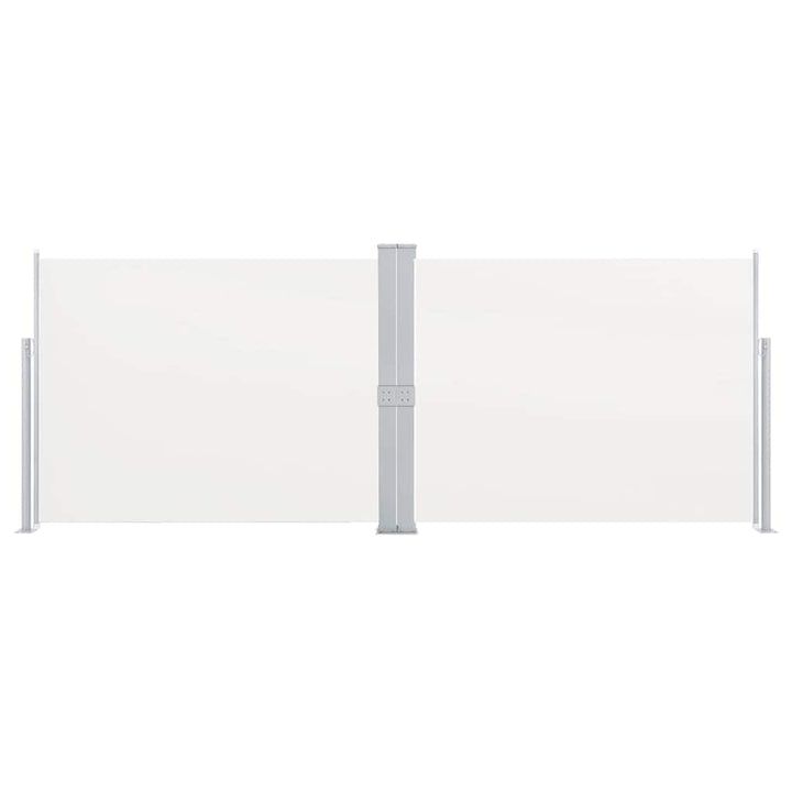 sammenrullelig sidemarkise 170 x 1000 cm cremefarvet