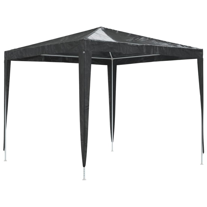 festtelt 2,5x2,5 m 90 g/m² antracitgrå