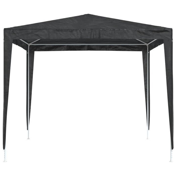 festtelt 2,5x2,5 m 90 g/m² antracitgrå