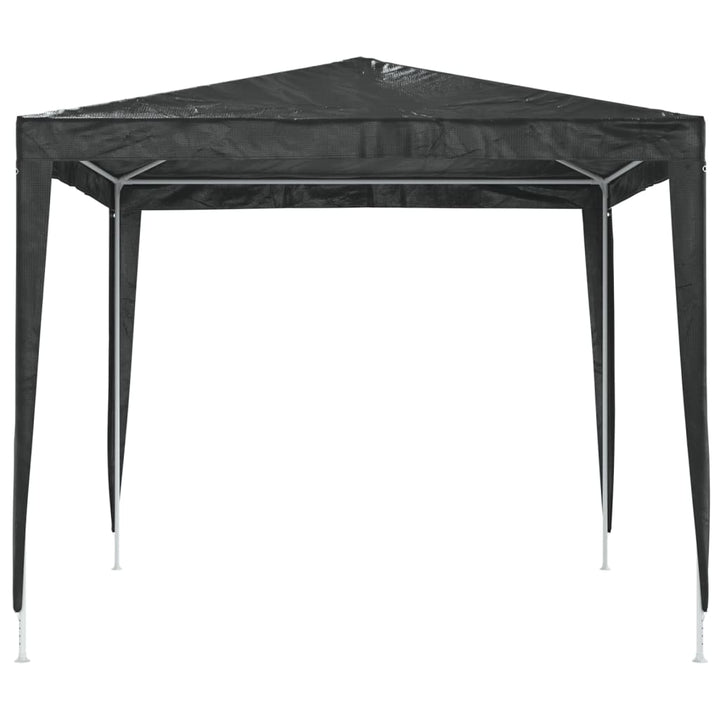 festtelt 2,5x2,5 m 90 g/m² antracitgrå