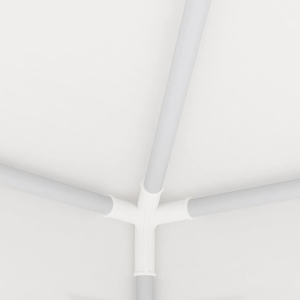 festtelt med sidevægge 2,5x2,5 m 90 g/m² hvid