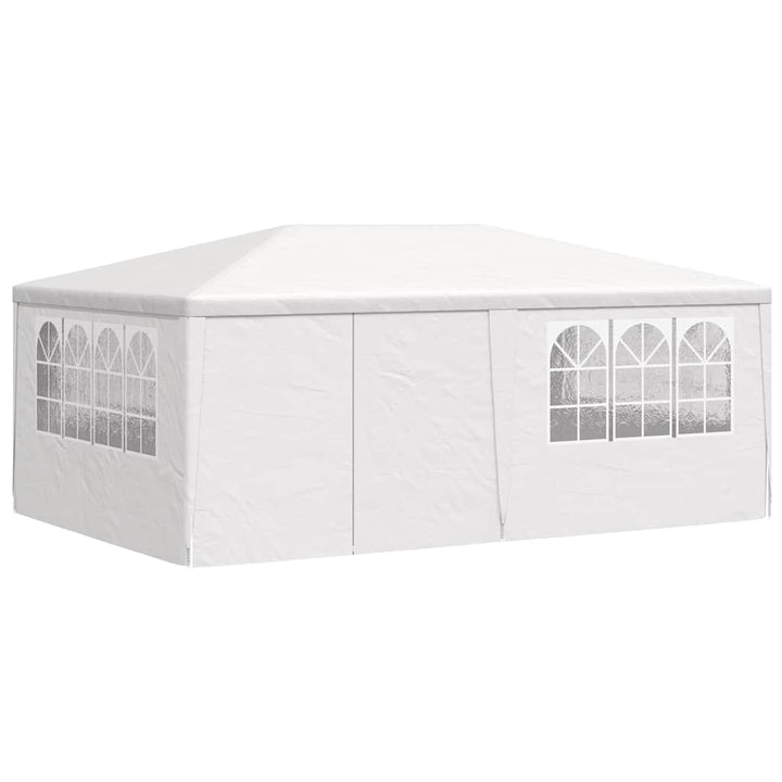 festtelt med sidevægge 4x6 m 90 g/m² hvid