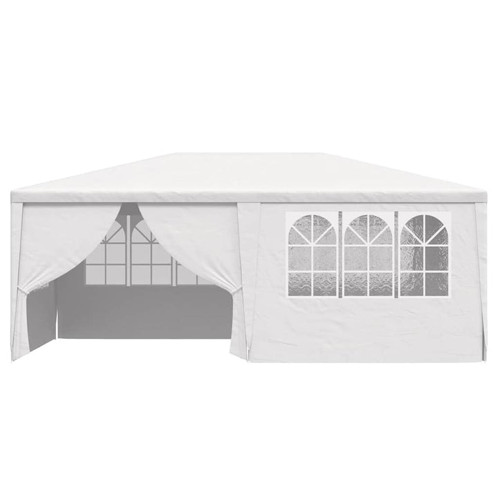 festtelt med sidevægge 4x6 m 90 g/m² hvid