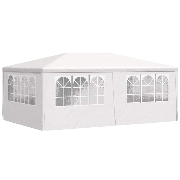 festtelt med sidevægge 4x6 m 90 g/m² hvid