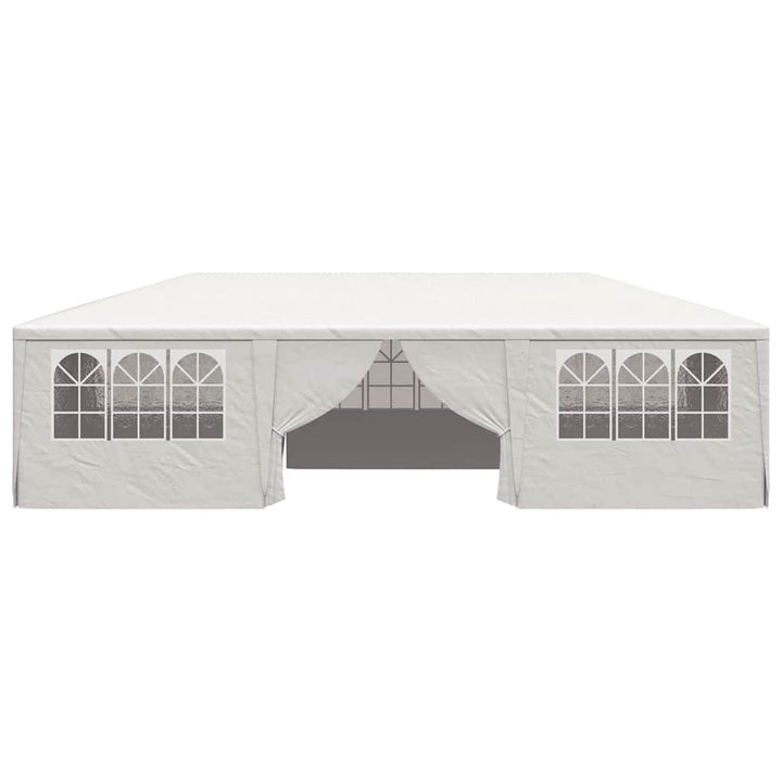 festtelt med sidevægge 4x9 m 90 g/m² hvid