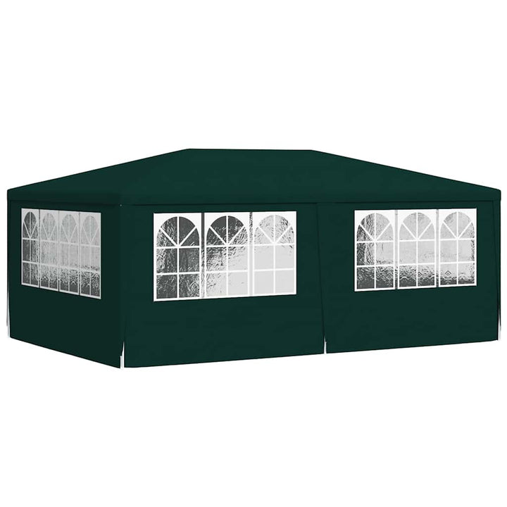 festtelt med sidevægge 4x6 m 90 g/m² grøn