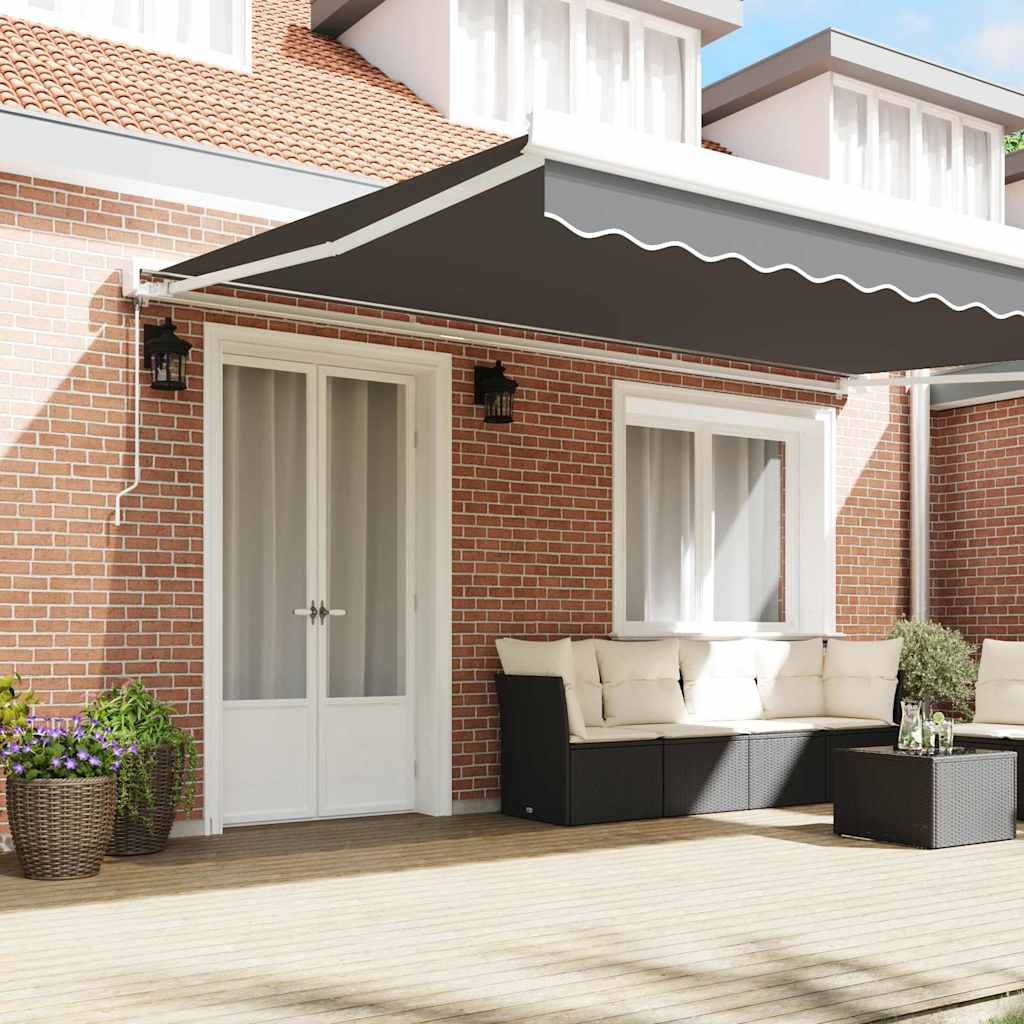 Markiseramme Hvid 450 × 300 cm Aluminium