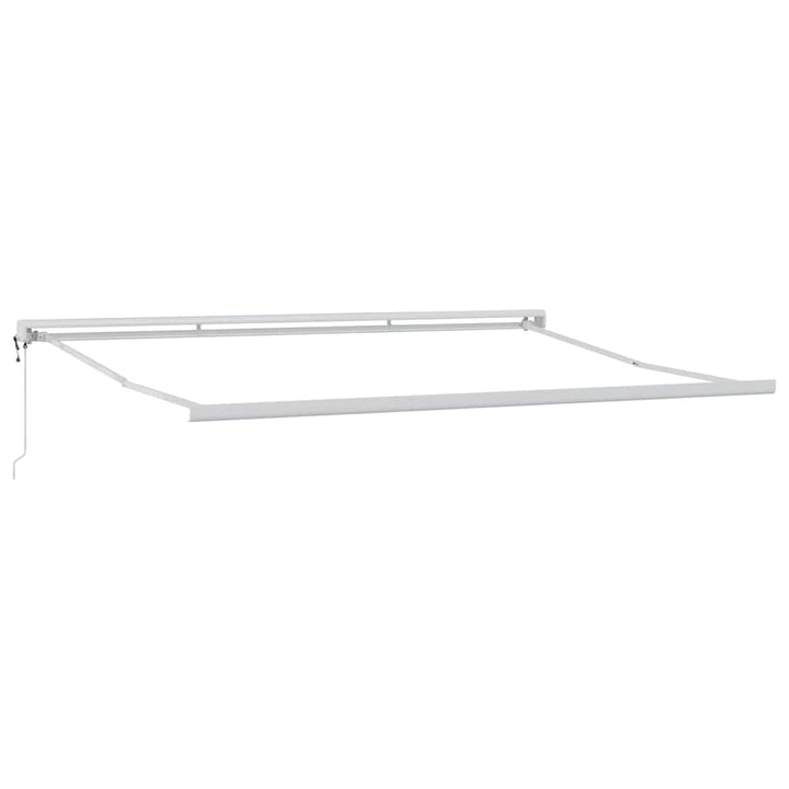 Markiseramme Hvid 450 × 300 cm Aluminium