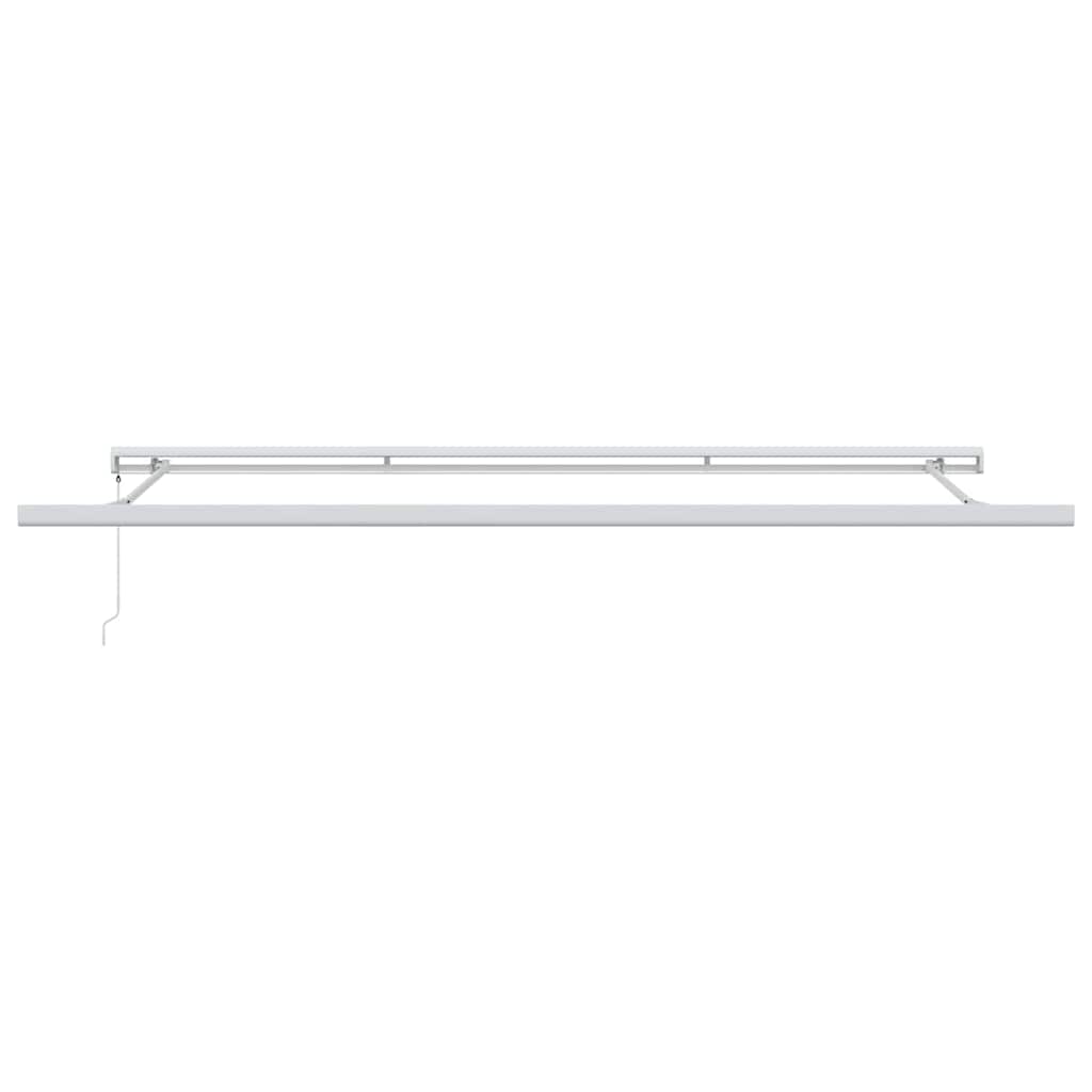 Markiseramme Hvid 500 × 300 cm Aluminium