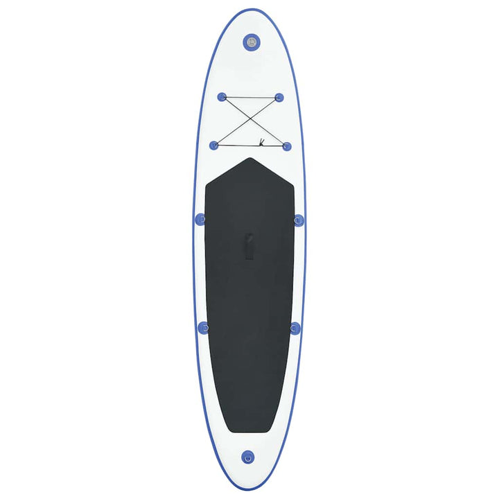 paddleboardsæt SUP oppusteligt blå og hvid