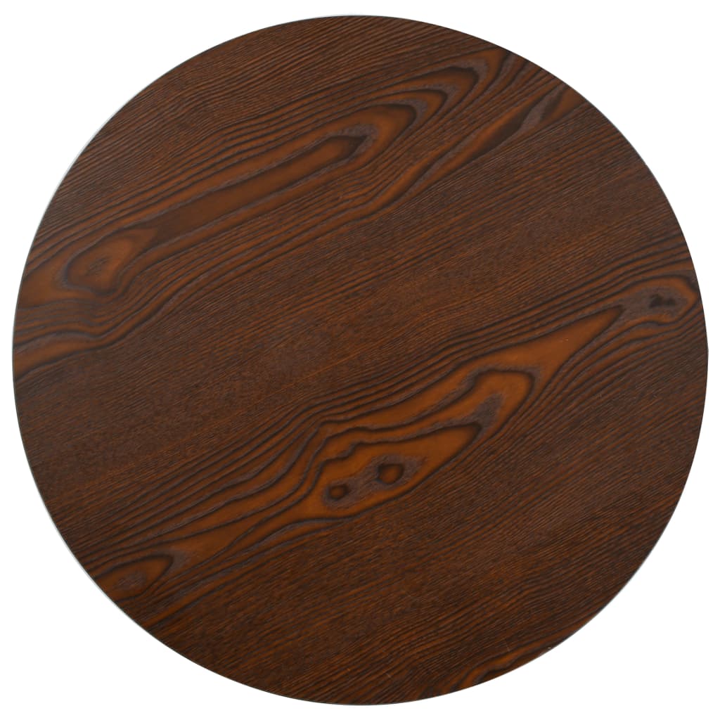 bistrobord 50 cm MDF mørkebrun