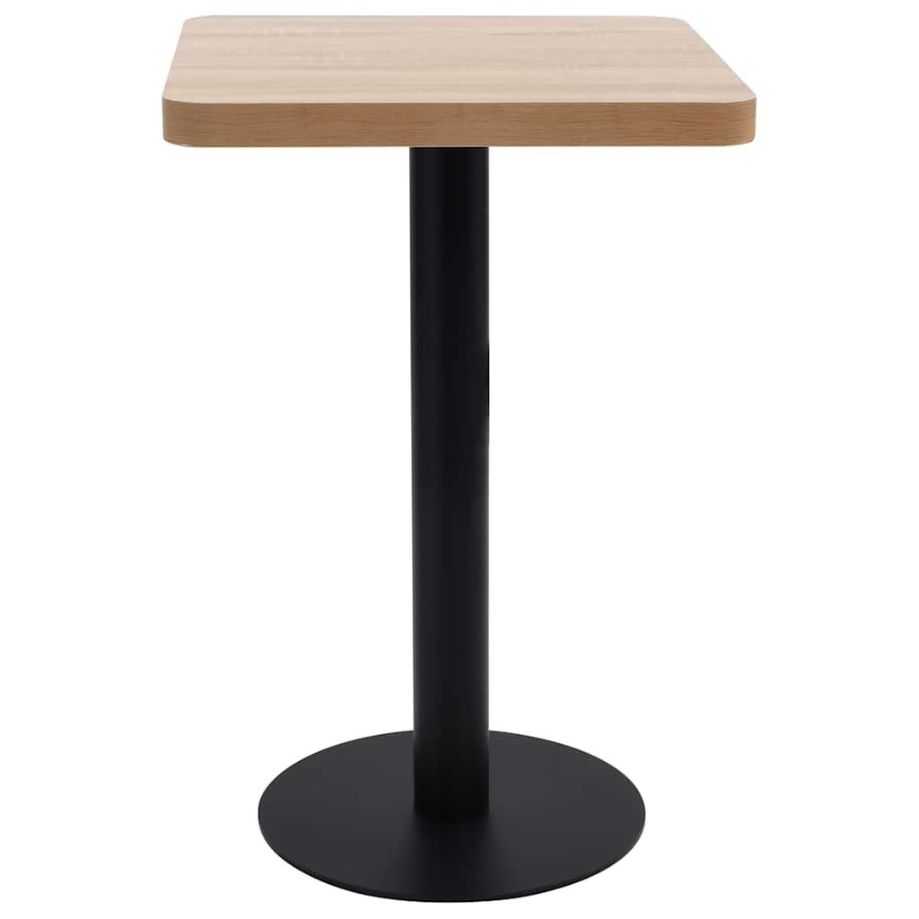 bistrobord 50x50 cm MDF lysebrun