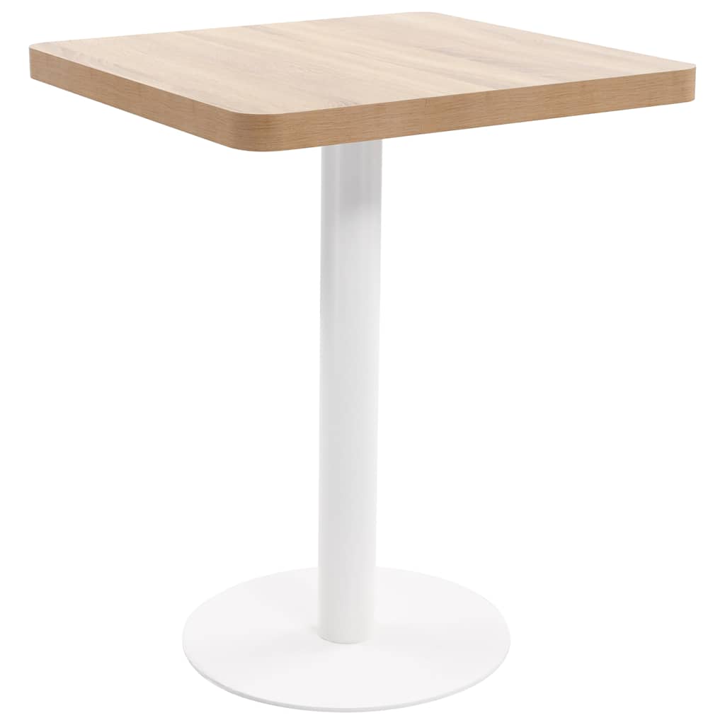 bistrobord 60x60 cm MDF lysebrun