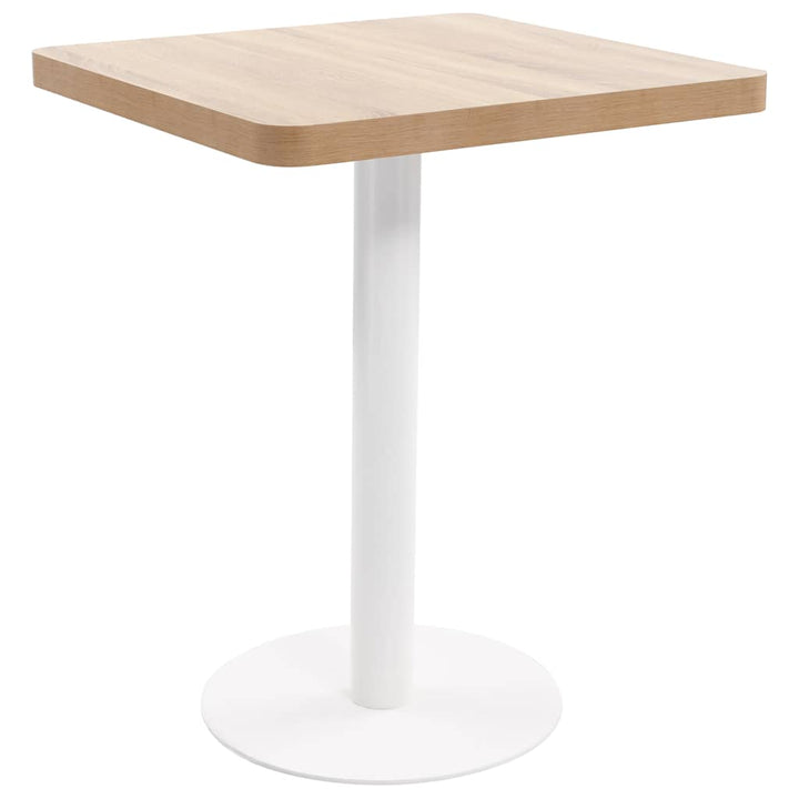bistrobord 60x60 cm MDF lysebrun