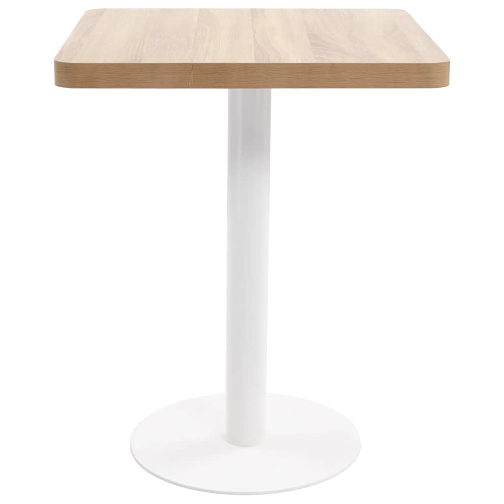 bistrobord 60x60 cm MDF lysebrun