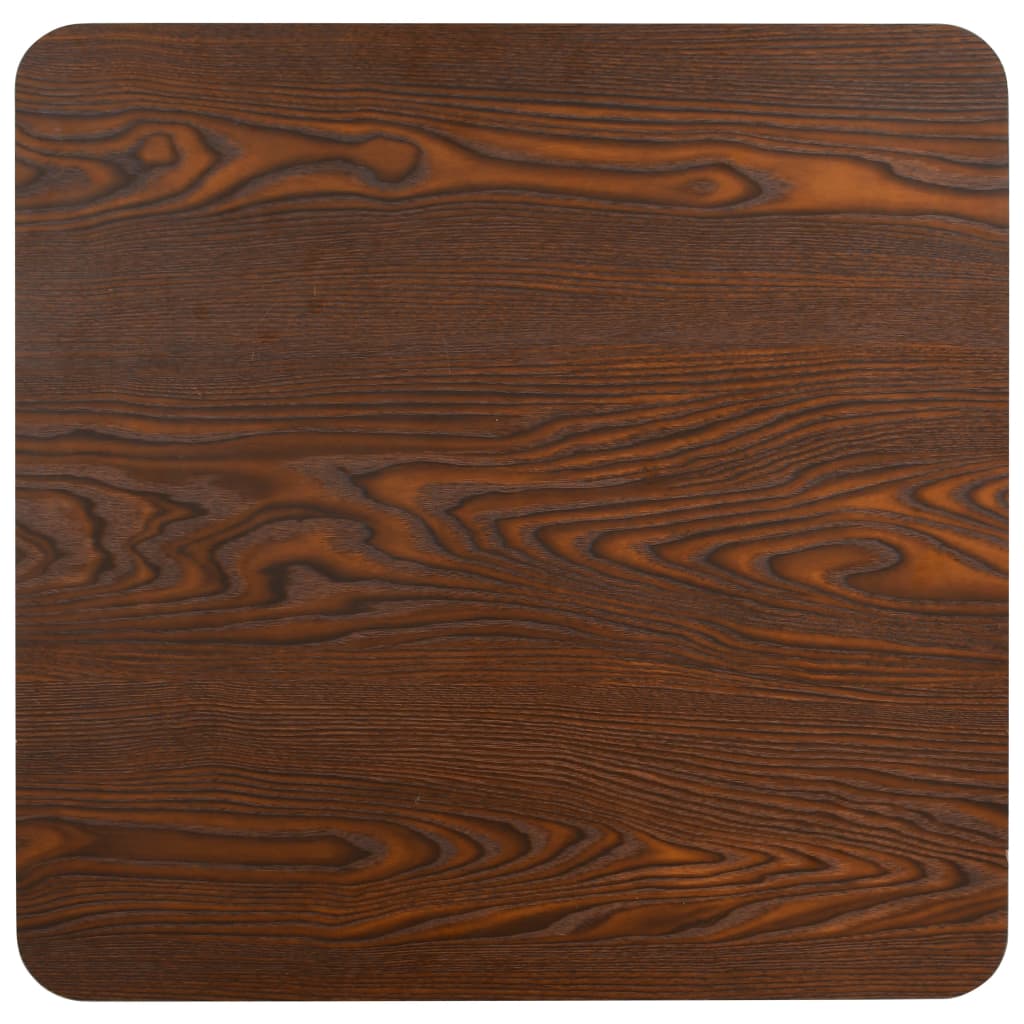 bistrobord 80x80 cm MDF mørkebrun