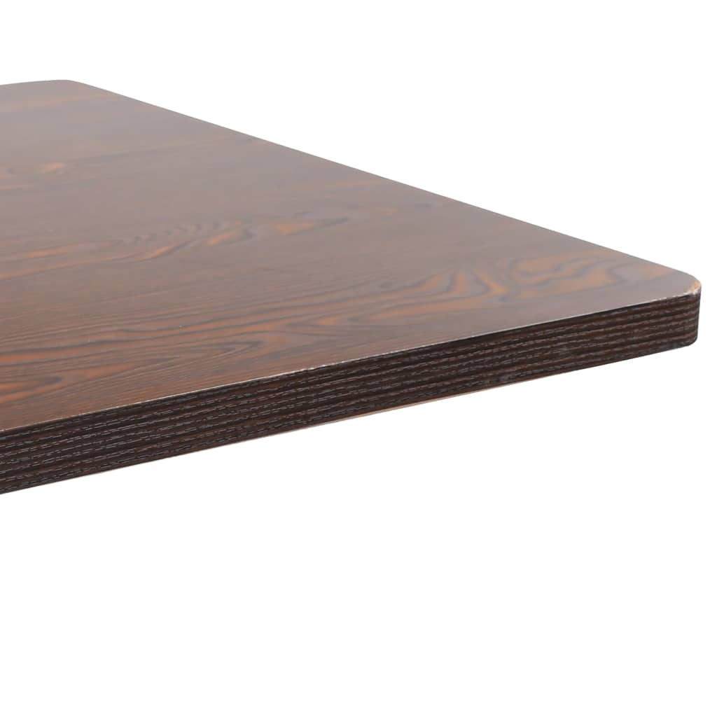 bistrobord 80x80 cm MDF mørkebrun