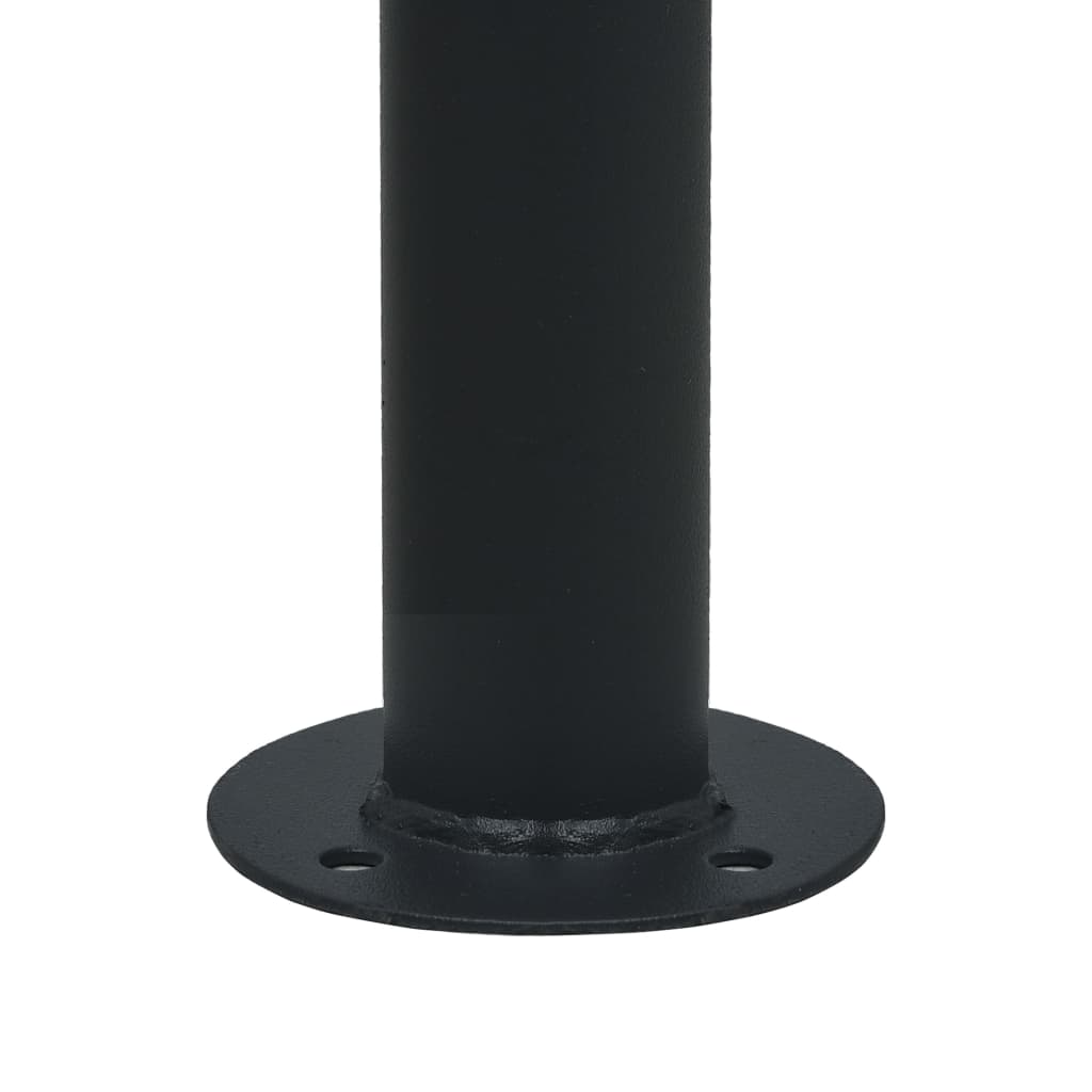 havepavillon 3x3 m stål antracitgrå