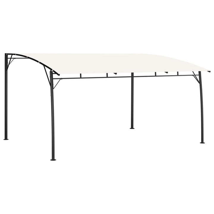 fritstående markise 4x3x2,55 m cremefarvet