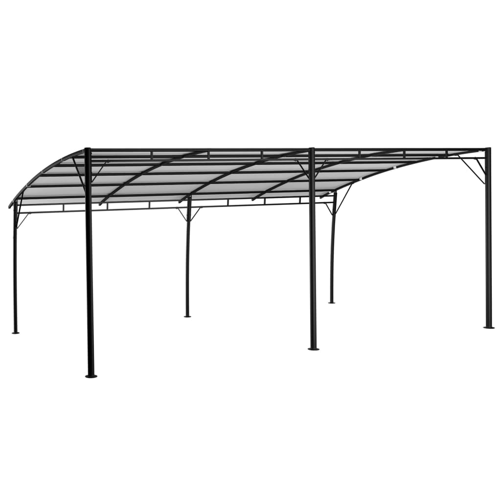 fritstående markise 6x3x2,55 m cremefarvet