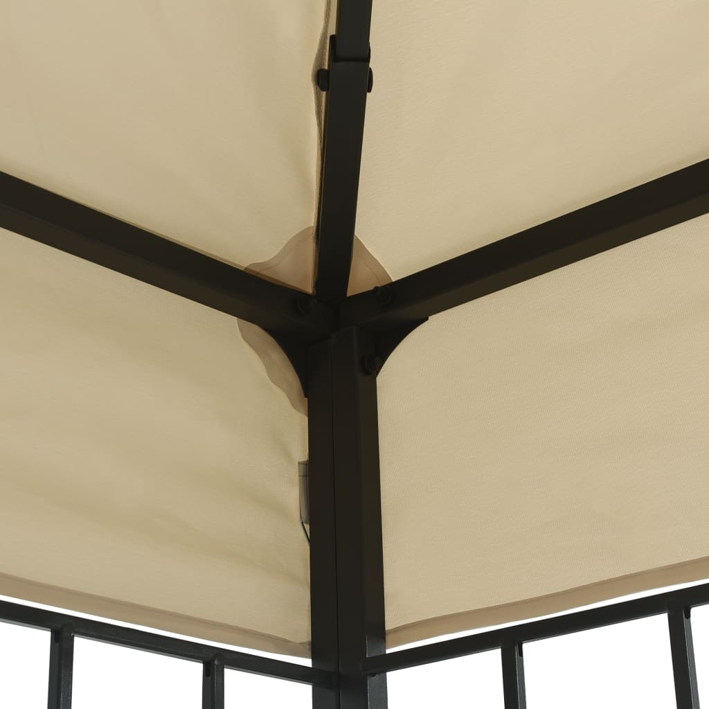 pavillon 3x6 m cremefarvet