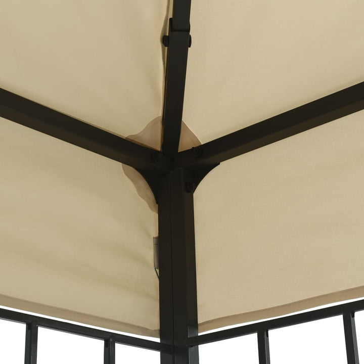 pavillon 3x6 m cremefarvet