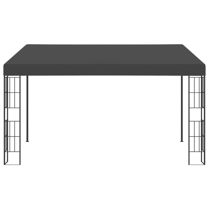 vægmonteret pavillon 3x4 m stof antracitgrå