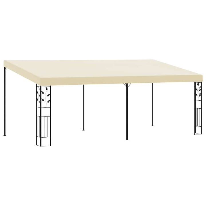 vægmonteret pavillon 6x3x2,5 m cremefarvet