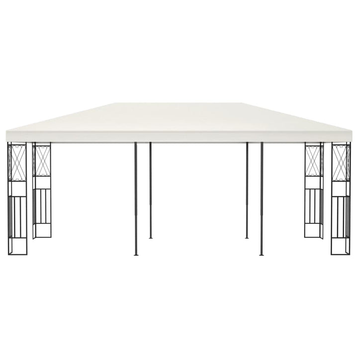 pavillon 3x6 m stof cremefarvet