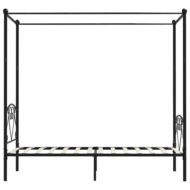 sengestel til himmelseng 90 x 200 cm metal sort