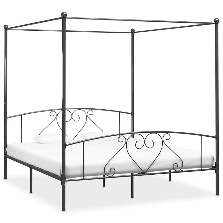 sengestel til himmelseng 180 x 200 cm metal grå