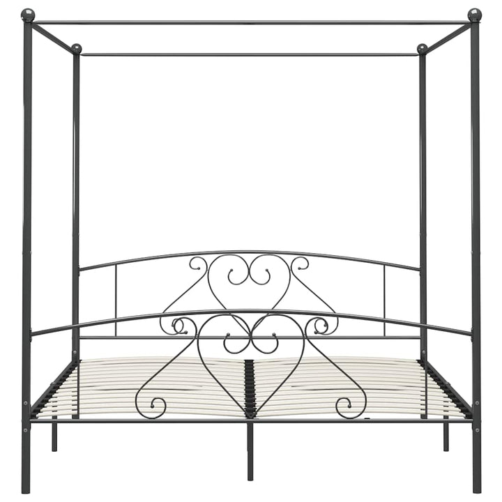 sengestel til himmelseng 180 x 200 cm metal grå