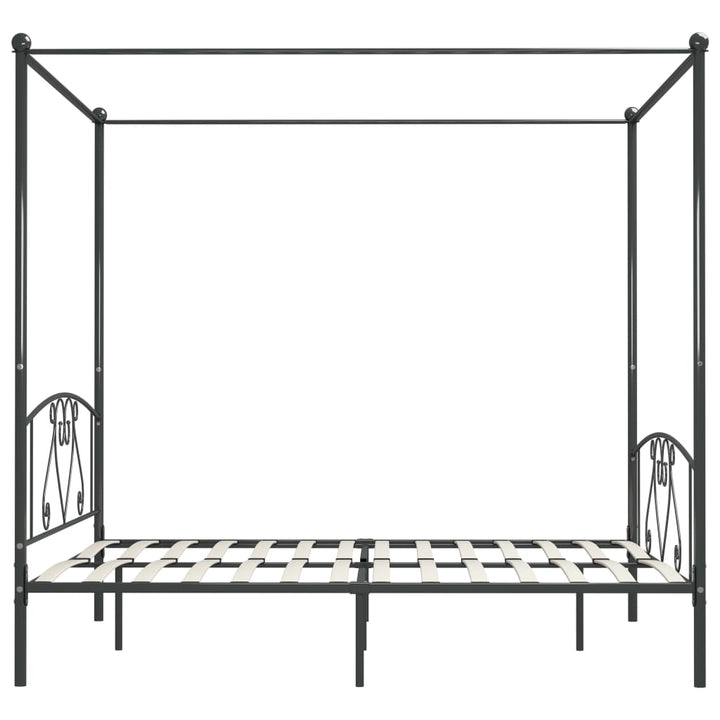 sengestel til himmelseng 200 x 200 cm metal grå