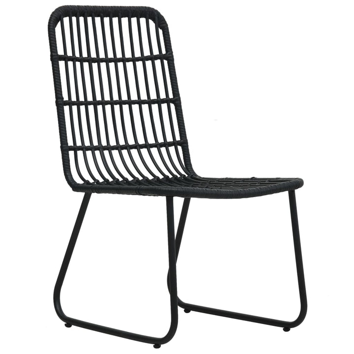 havestole 2 stk. polyrattan sort