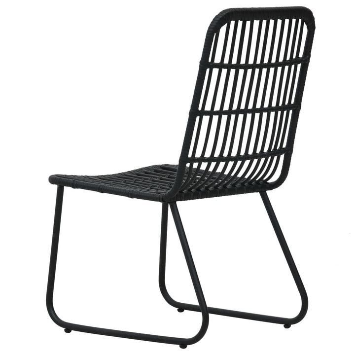 havestole 2 stk. polyrattan sort