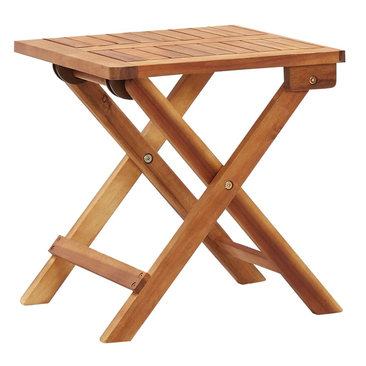 liggestol med bord polyrattan og massivt akacietræ