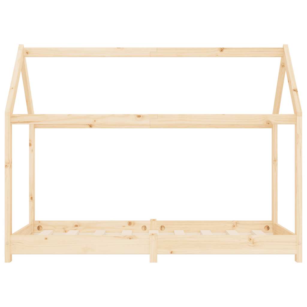 sengestel til børneseng 80 x 160 cm massivt fyrretræ