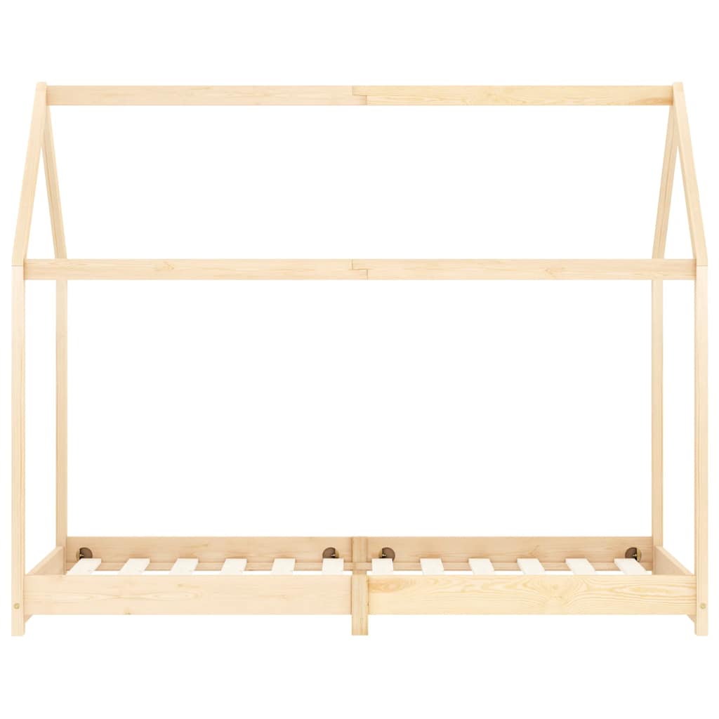 sengestel til børneseng 90 x 200 cm massivt fyrretræ