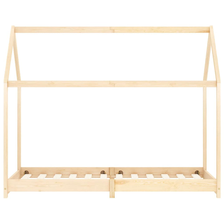 sengestel til børneseng 90 x 200 cm massivt fyrretræ