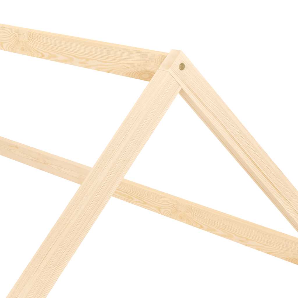 sengestel til børneseng 90 x 200 cm massivt fyrretræ