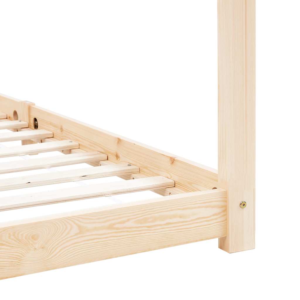 sengestel til børneseng 90 x 200 cm massivt fyrretræ
