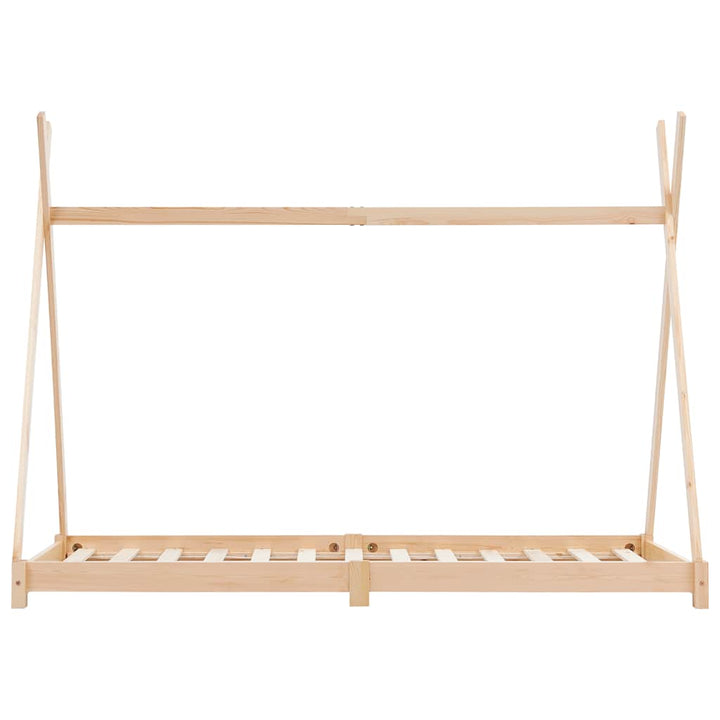 sengestel til børneseng 70 x 140 cm massivt fyrretræ