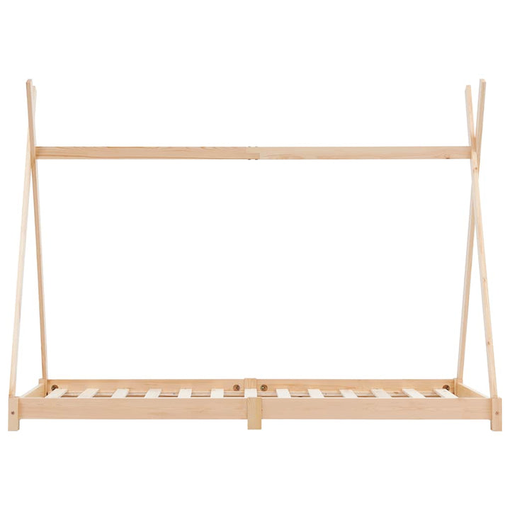sengestel til børneseng 90 x 200 cm massivt fyrretræ