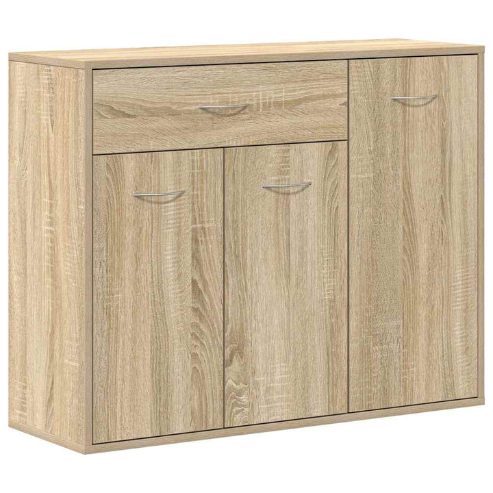 skænk 88x30x70 cm konstrueret træ sonoma-eg
