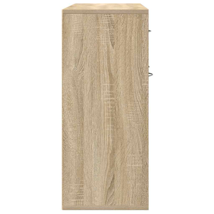 skænk 88x30x70 cm konstrueret træ sonoma-eg