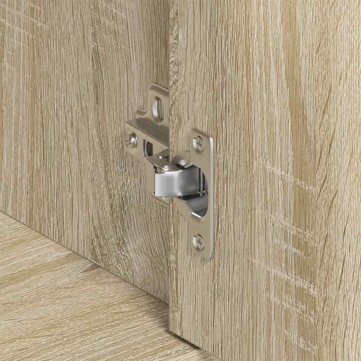 skænk 88x30x70 cm konstrueret træ sonoma-eg